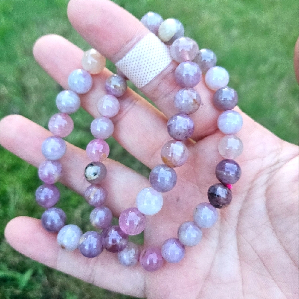 pink amethyst bracelet